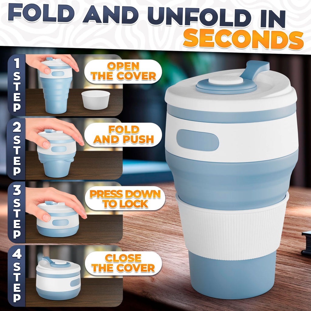 Collapsible Cup For Travel And Outdoor Use