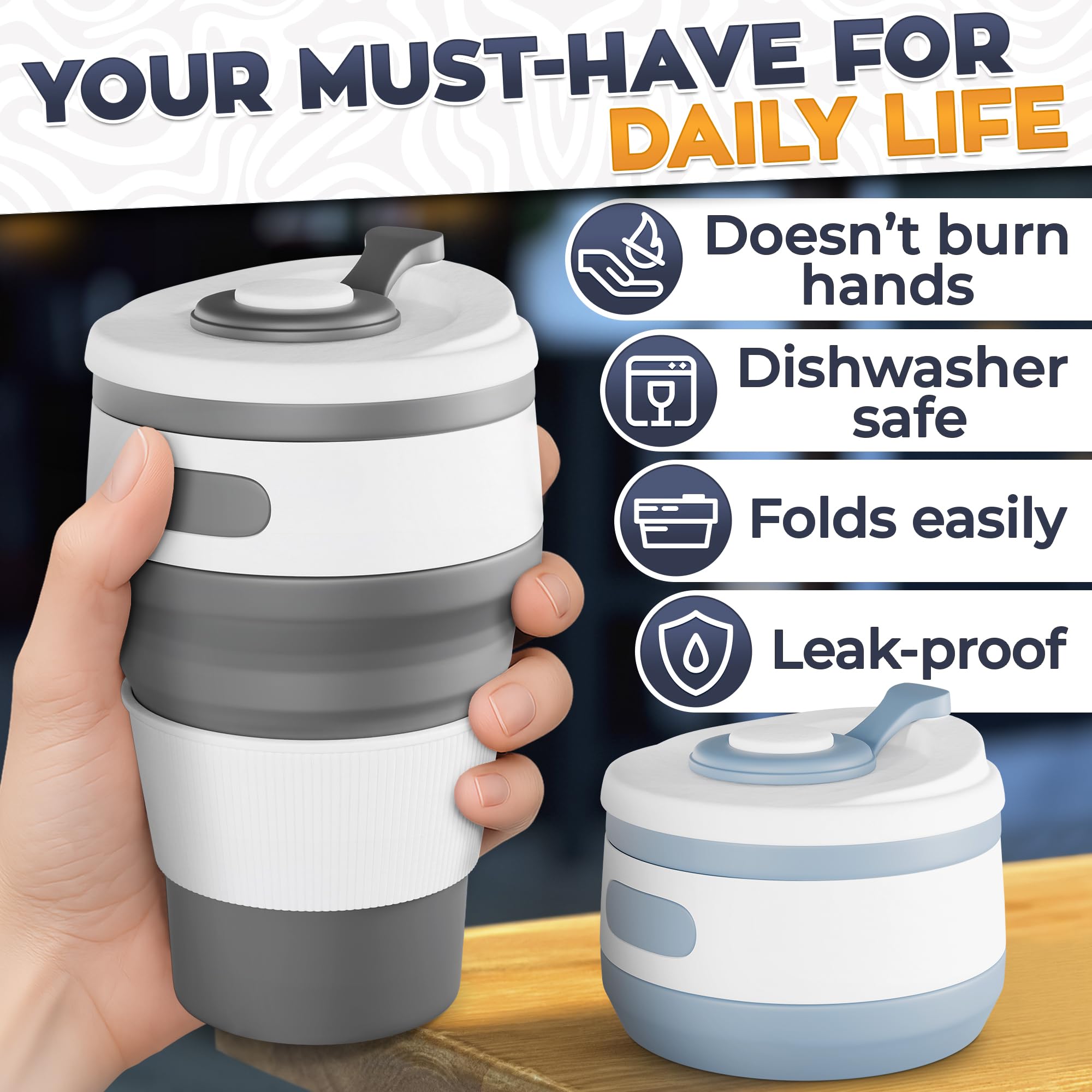 Collapsible Cup For Travel And Outdoor Use