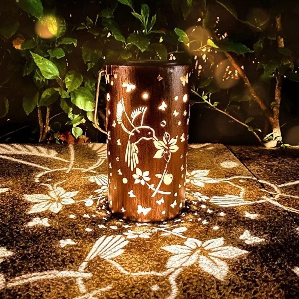 Solar Lantern Sunflower Outdoor Garden Patio Light
