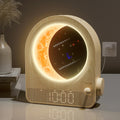 Sunrise Clock With White Noise And Dual Alarms For Bedroom Use