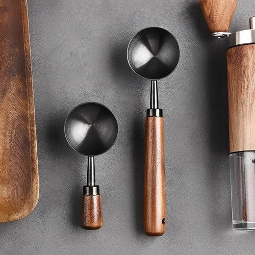 Wooden Craft Coffee Scoop For Consistent Measuring In Everyday Brewing