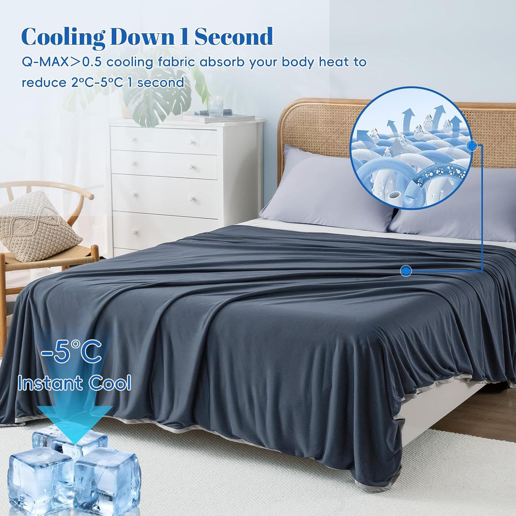 Chill Comfort Arc-Chill Tech Double-Layer Lightweight Cooling Blanket