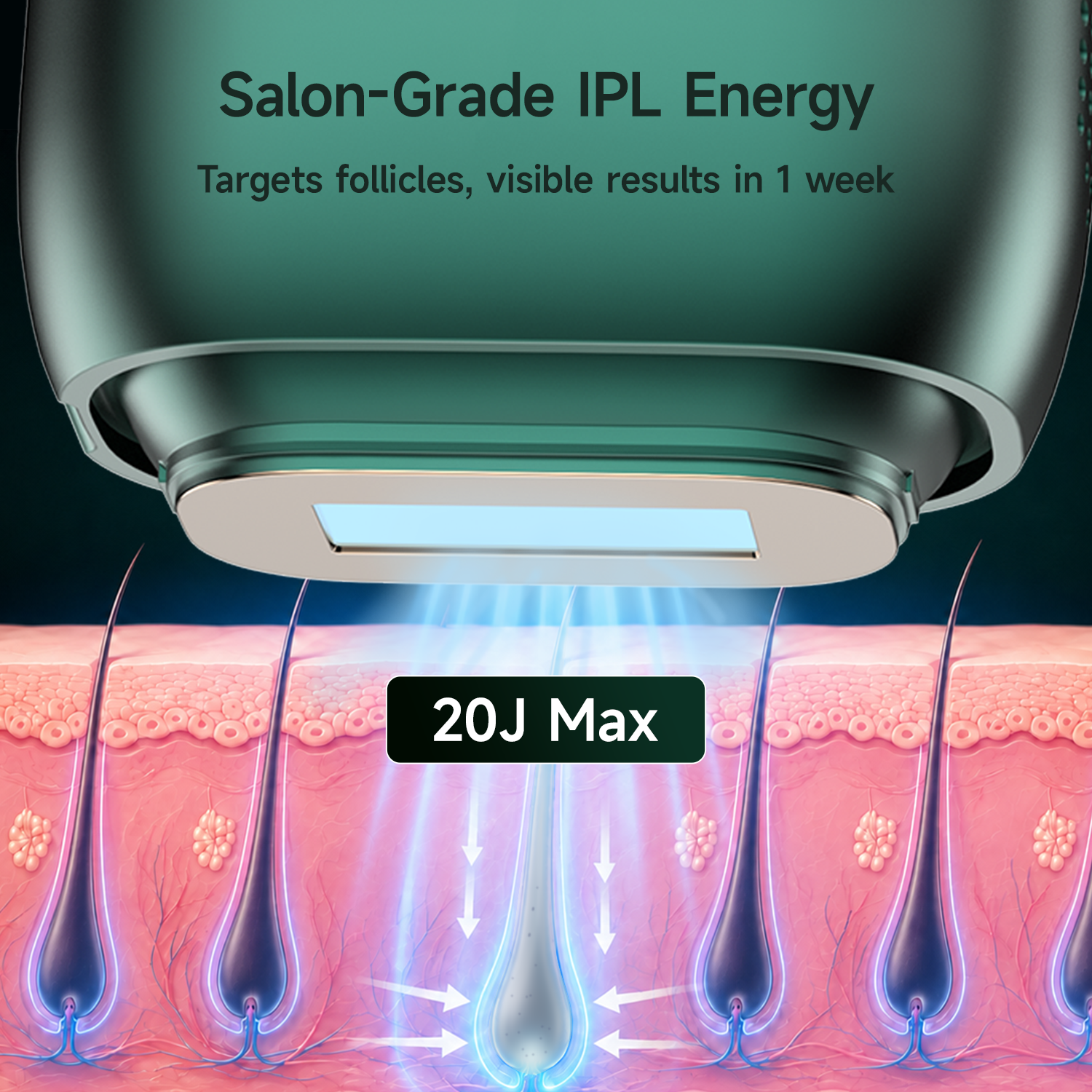 Advanced Cooling IPL Device for Long-Lasting Hair Reduction and Smooth Skin