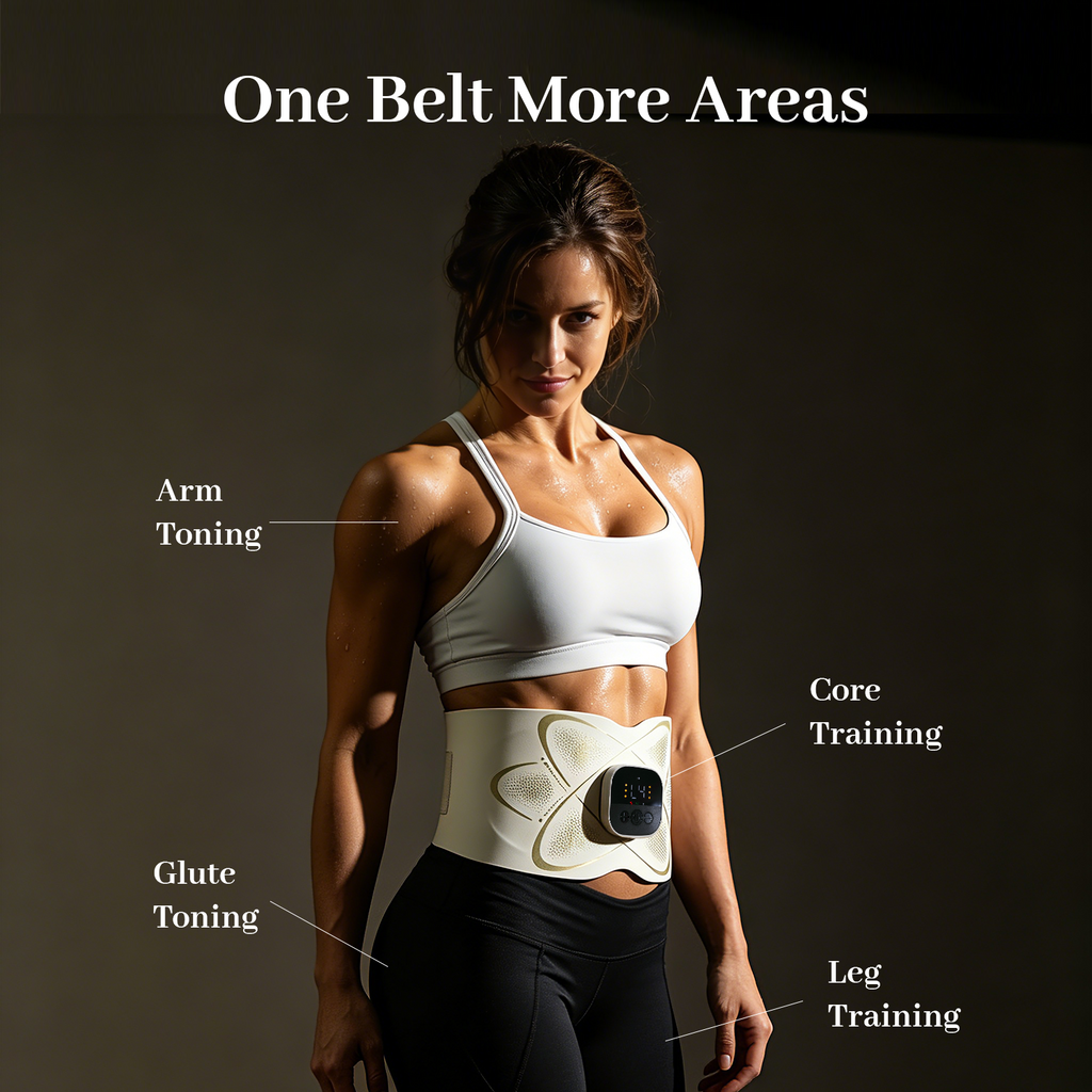 Wearable EMS Belt for Core Activation, Everyday Comfort, and a Firmer-Looking Midsection