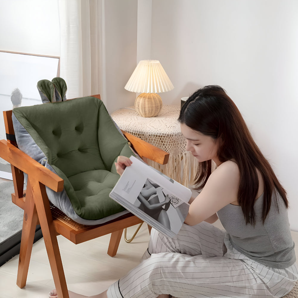 Chair Cushion Tufted Seat Pad Home Seating Support | Meowbutter