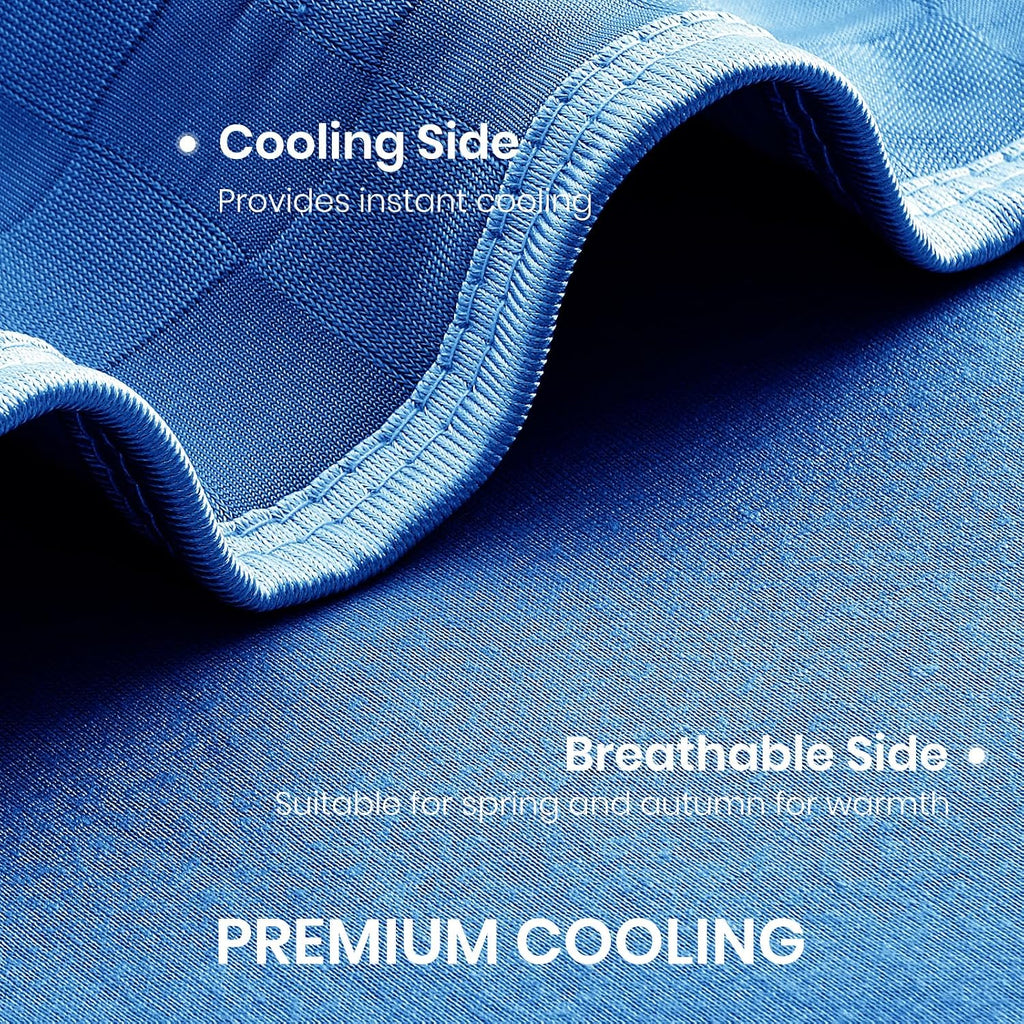 Chill Comfort Arc-Chill Technology Cooling Blanket — Soft Lightweight Fabric