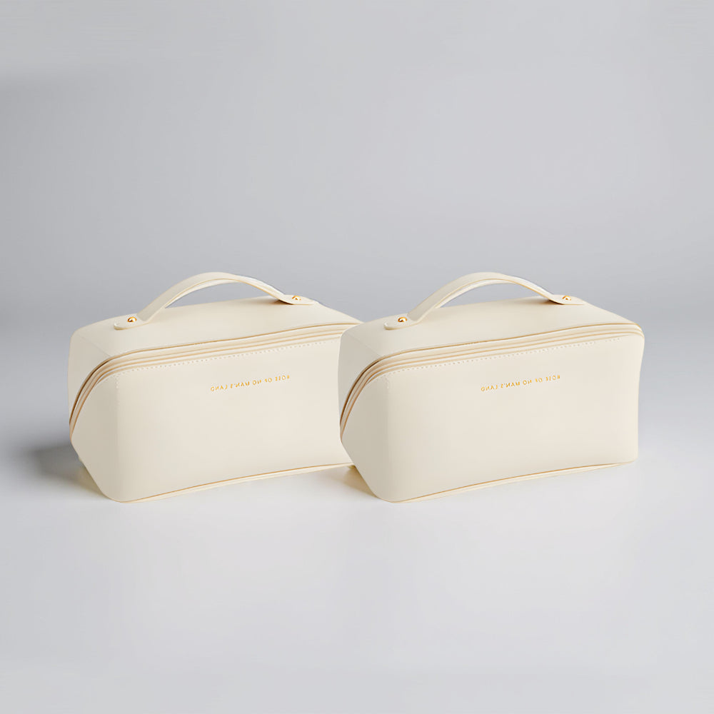 Large Capacity PU Shell Makeup Bag Hard Cosmetic Case