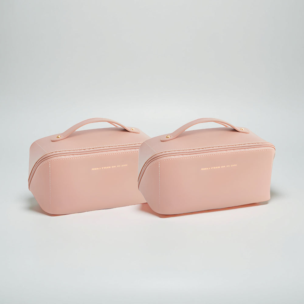 Large Capacity PU Shell Makeup Bag Hard Cosmetic Case