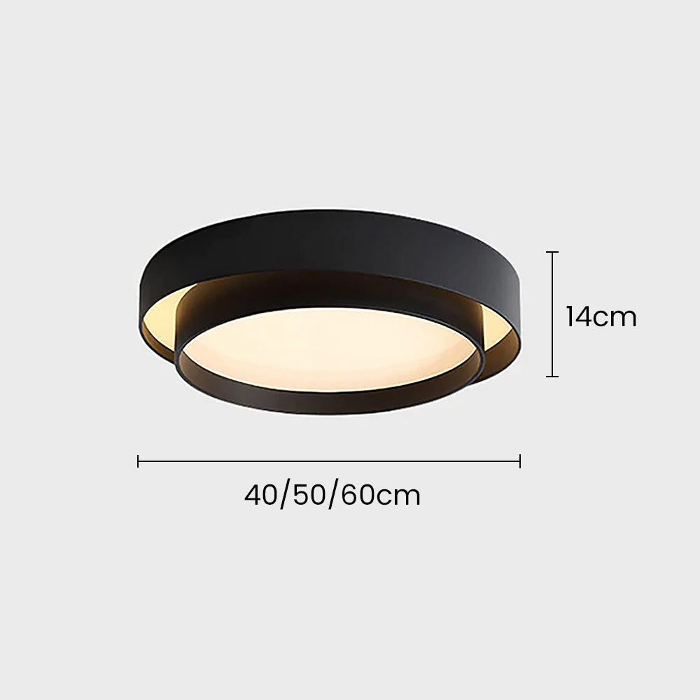 Plafoniera LED rotonda nordica | Design moderno minimalista | Meowbutter