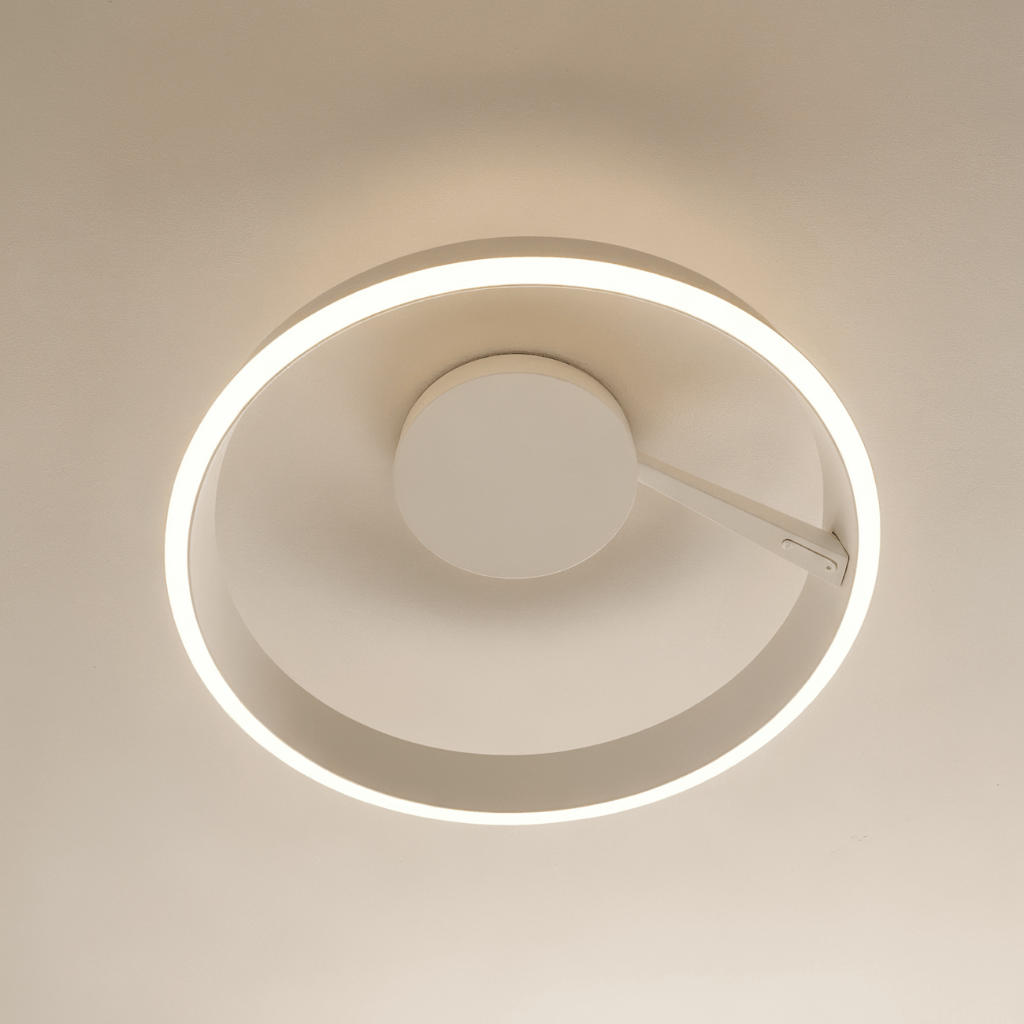 Round LED Ceiling Light — Flush Mount, Slim Low-Profile Design