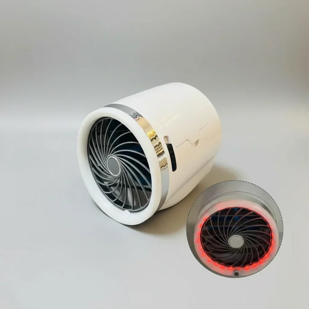 LED Lights Portable Fan Ice Packs Cooling Room | Meowbutter
