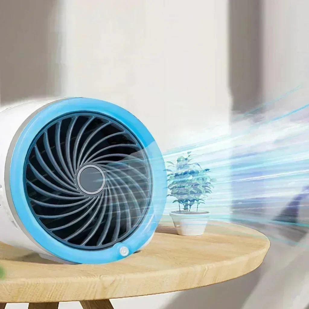 LED Lights Portable Fan Ice Packs Cooling Room | Meowbutter