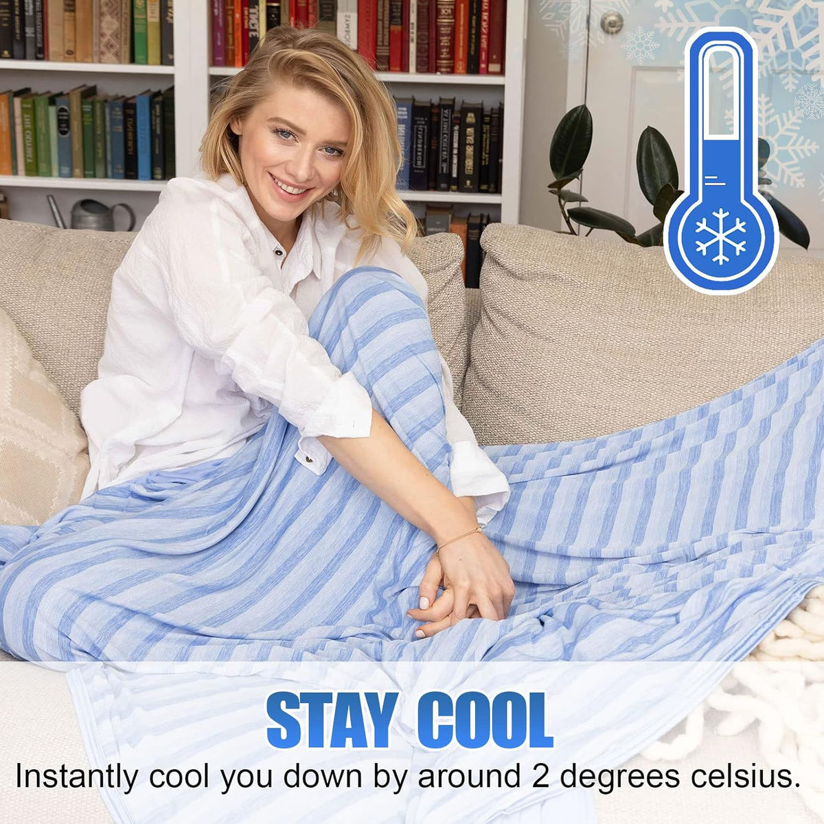 Lehká chladivá přikrývka Cool Comfort — dvouvrstvá regulace teploty