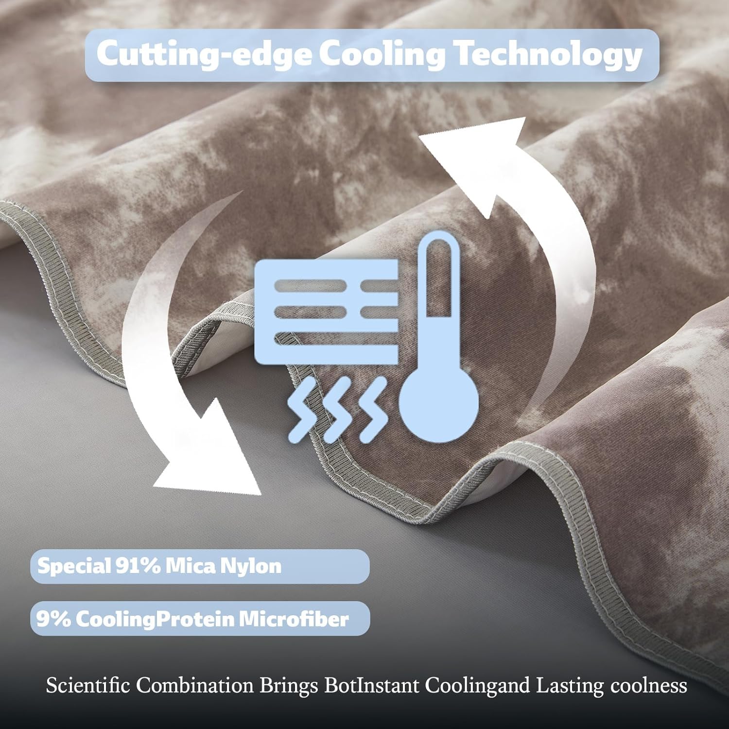 Chill Comfort Cooling Blanket — Lightweight Moisture-Wicking Cool Fabric