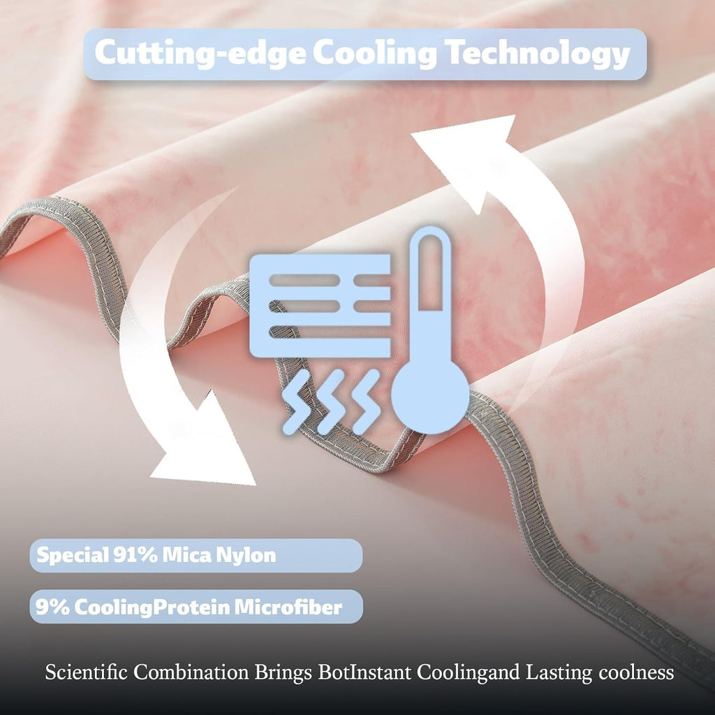 Chill Comfort Cooling Blanket — Lightweight Moisture-Wicking Cool Fabric