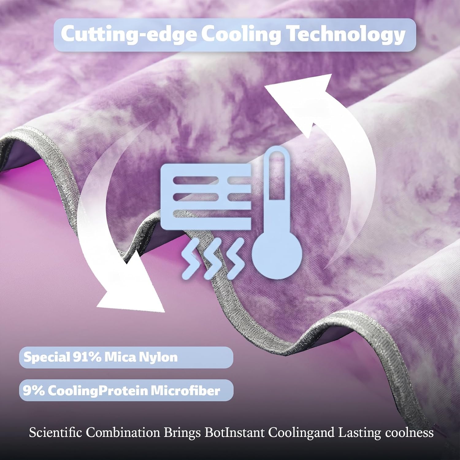 Chill Comfort Cooling Blanket — Lightweight Moisture-Wicking Cool Fabric