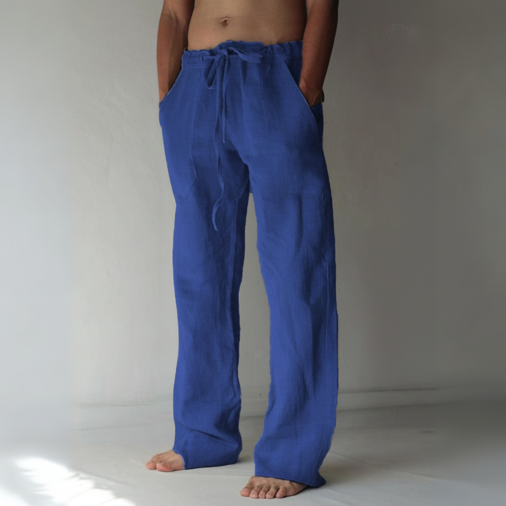 Pantaloni di Lino Vestibilità Casual Leggeri per l'Estate | Meowbutter