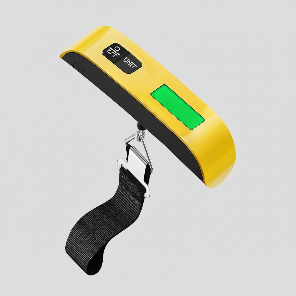 Bilancia digitale portatile per bagagli — Gancio di sollevamento, display elettronico