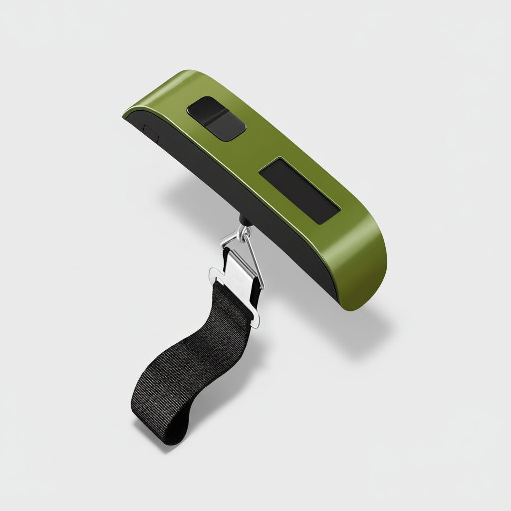 Bilancia digitale portatile per bagagli — Gancio di sollevamento, display elettronico