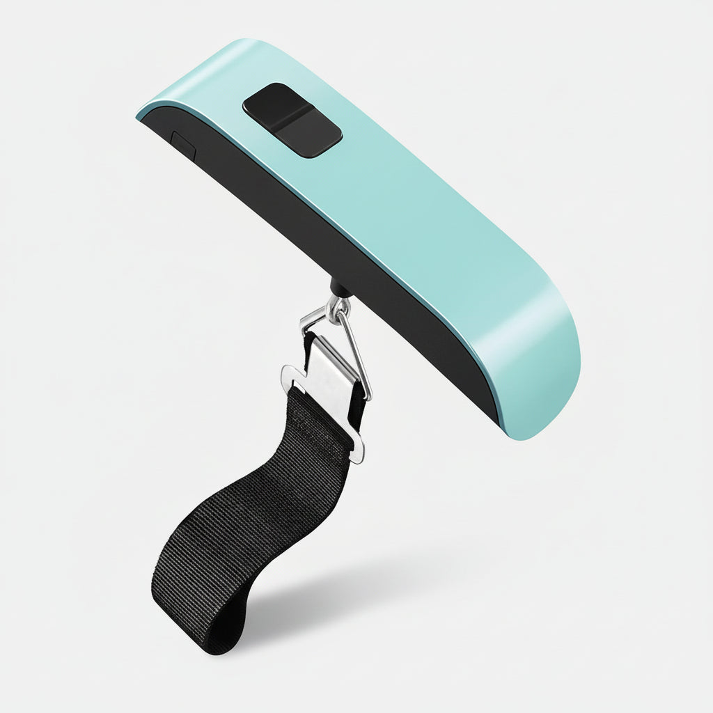 Bilancia digitale portatile per bagagli — Gancio di sollevamento, display elettronico
