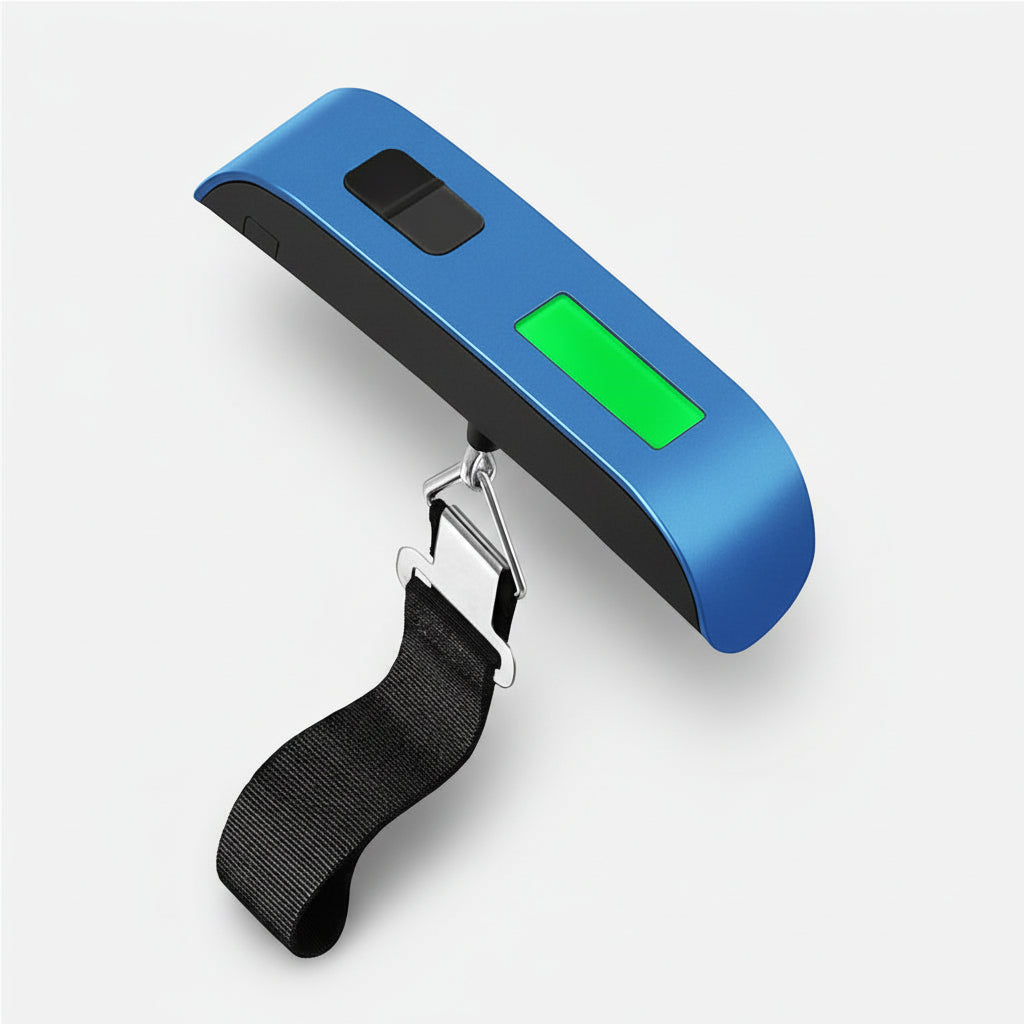 Bilancia digitale portatile per bagagli — Gancio di sollevamento, display elettronico