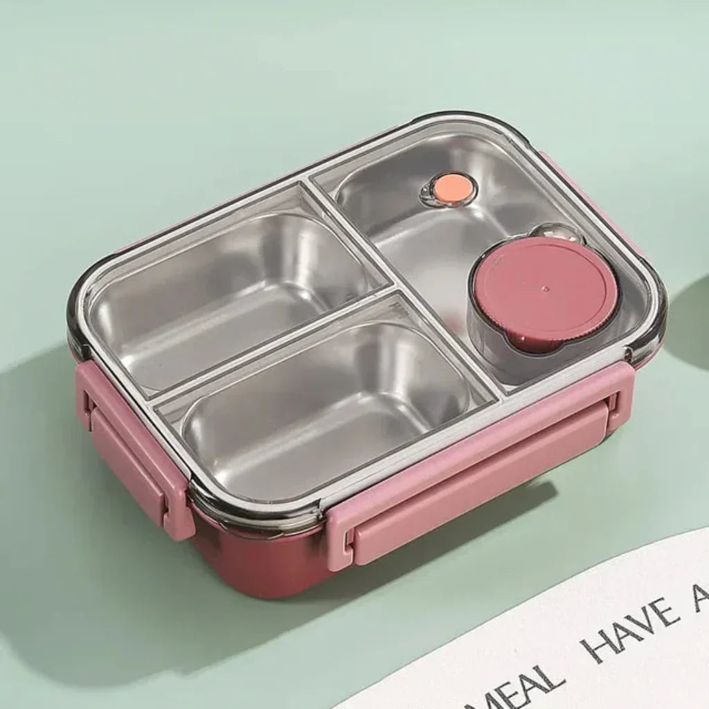 Cutie de prânz din oțel inoxidabil Bento, recipient alimentar etanș | Meowbutter