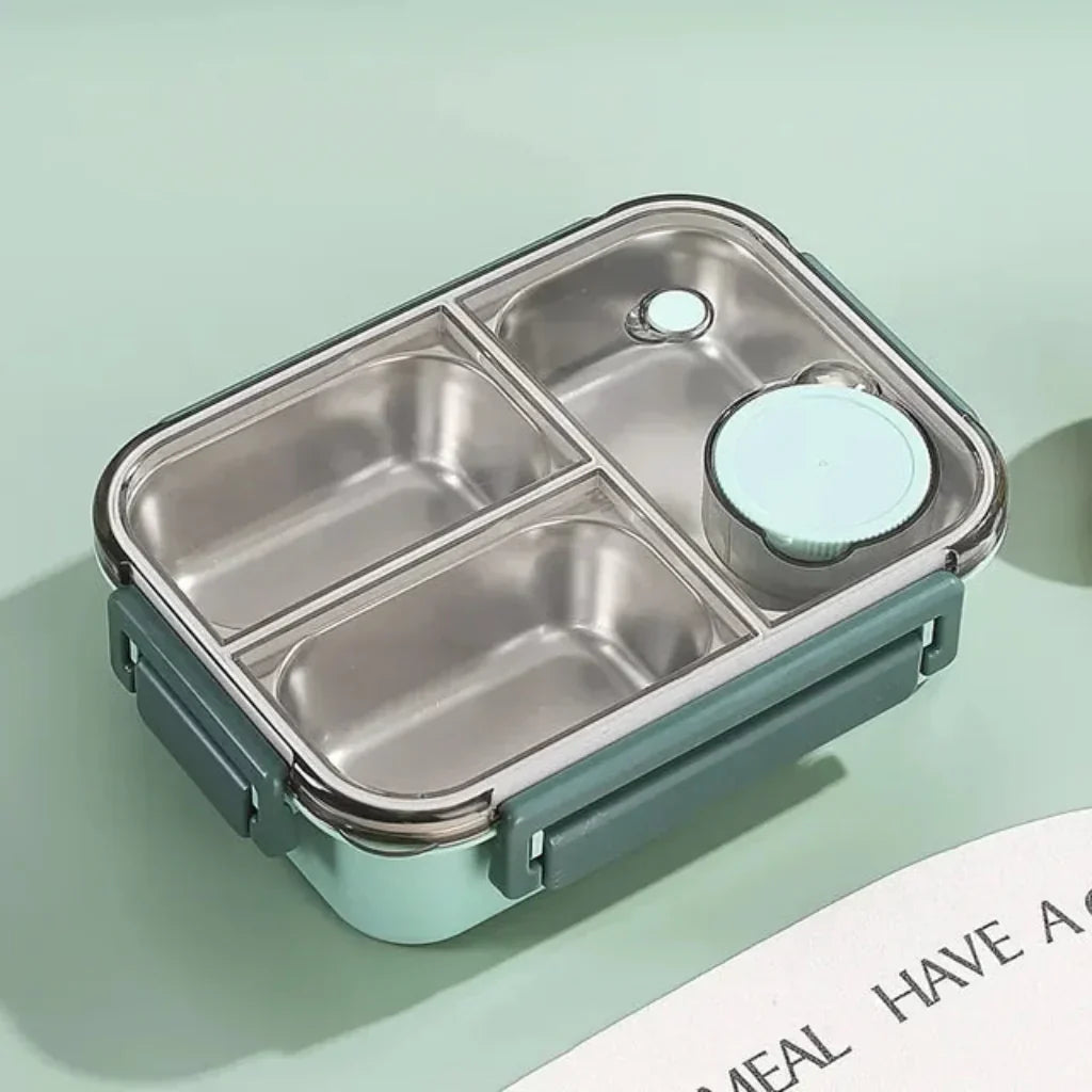 Cutie de prânz din oțel inoxidabil Bento, recipient alimentar etanș | Meowbutter