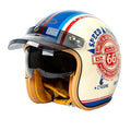 The Street King - Vintage Open Face Helmet - DOT & ECE Approved - Meowbutter