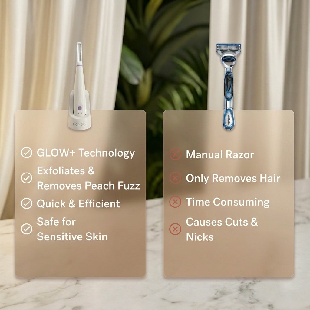 Advanced Sonic Dermaplaning Tool for Smooth, Radiant Mature Skin