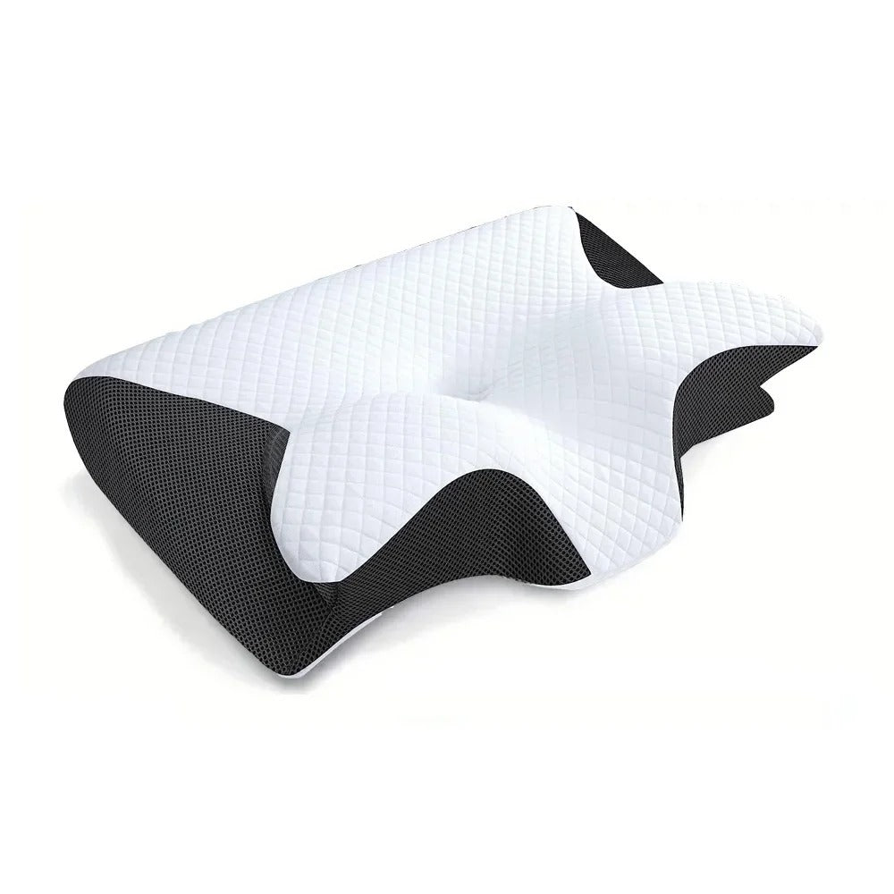 Almohada cervical de espuma viscoelástica — Contorno ergonómico para el cuello