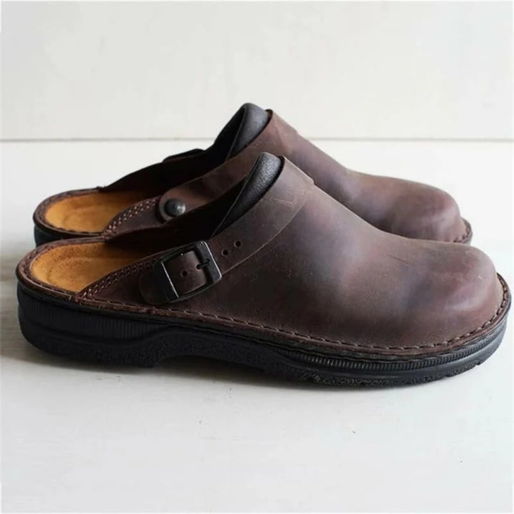 Mens Clogs Slip On Breathable Material Orthopedic | Meowbutter