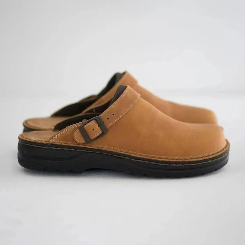 Mens Clogs Slip On Breathable Material Orthopedic | Meowbutter