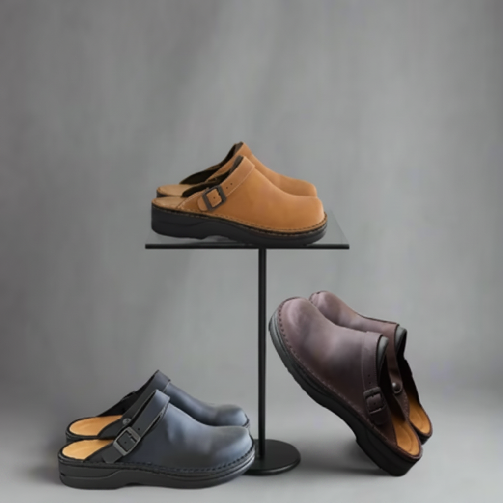 Mens Clogs Slip On Breathable Material Orthopedic | Meowbutter