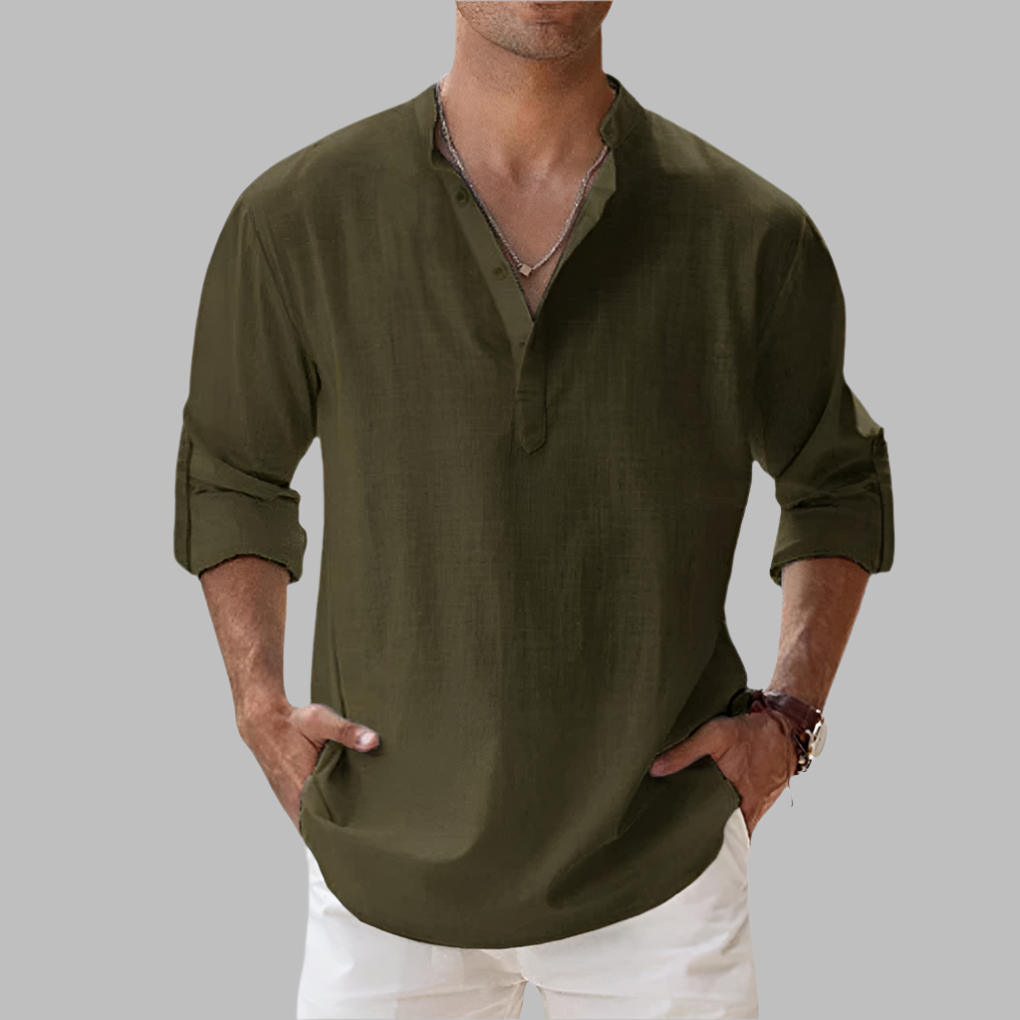 Camicia Estiva Uomo Taglio Comodo | Camicia Casual | Meowbutter