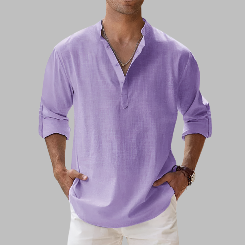 Camicia Estiva Uomo Taglio Comodo | Camicia Casual | Meowbutter