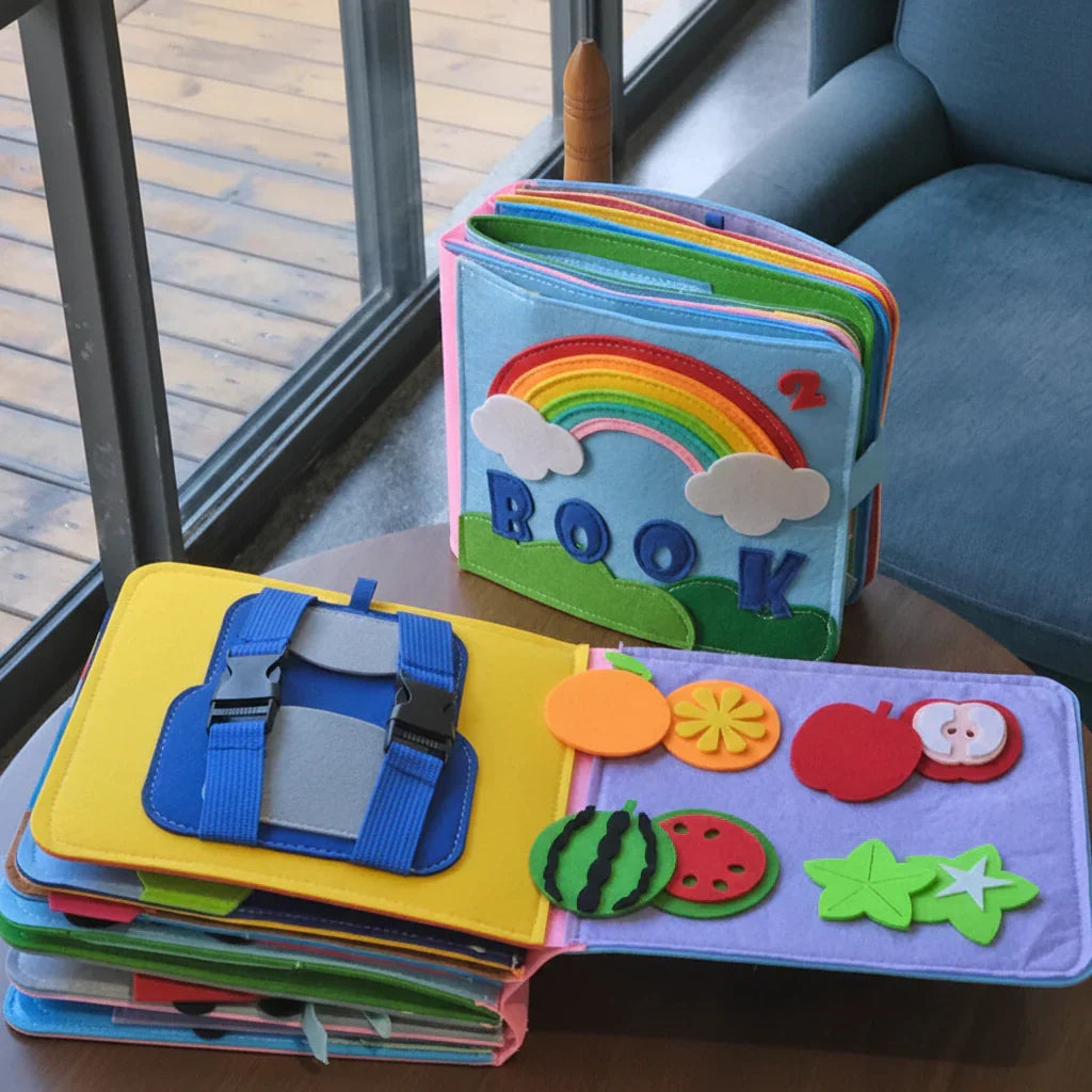Montessori-filtboksett – 16 historietavler og avtakbare deler