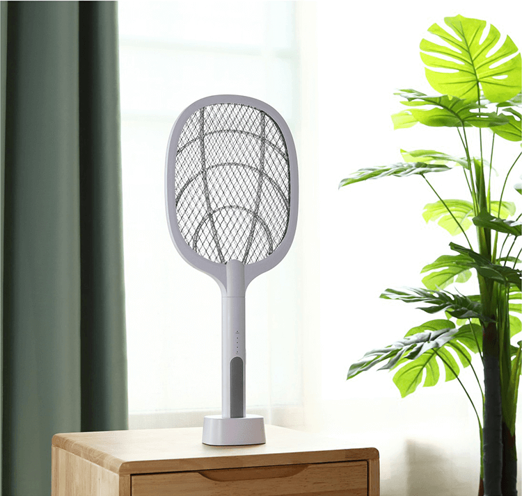 Raquette électrique anti-moustiques - Rechargeable par USB - Raquette anti-insectes portable | meowbutter