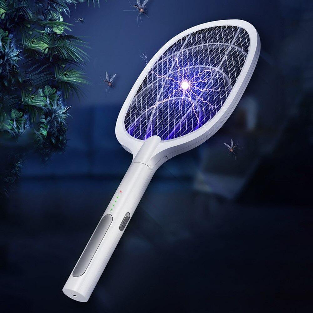 Raquette électrique anti-moustiques - Rechargeable par USB - Raquette anti-insectes portable | meowbutter