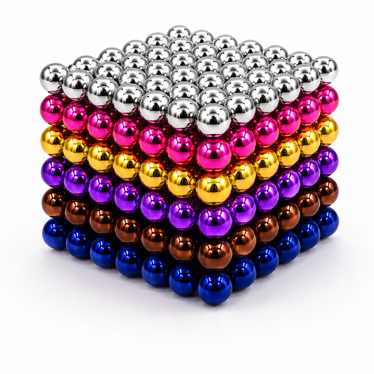 Magnetická stavebnice MagiBuild Sphere — 3D konstrukční sada s více osami