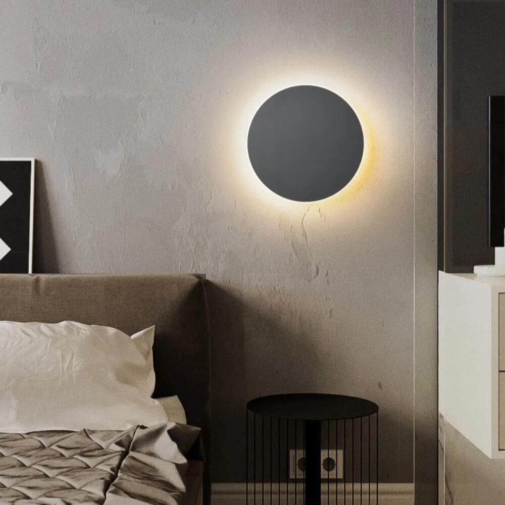 Minimalist Round LED Wall Light | Modern Nordic Design | Meowbutter