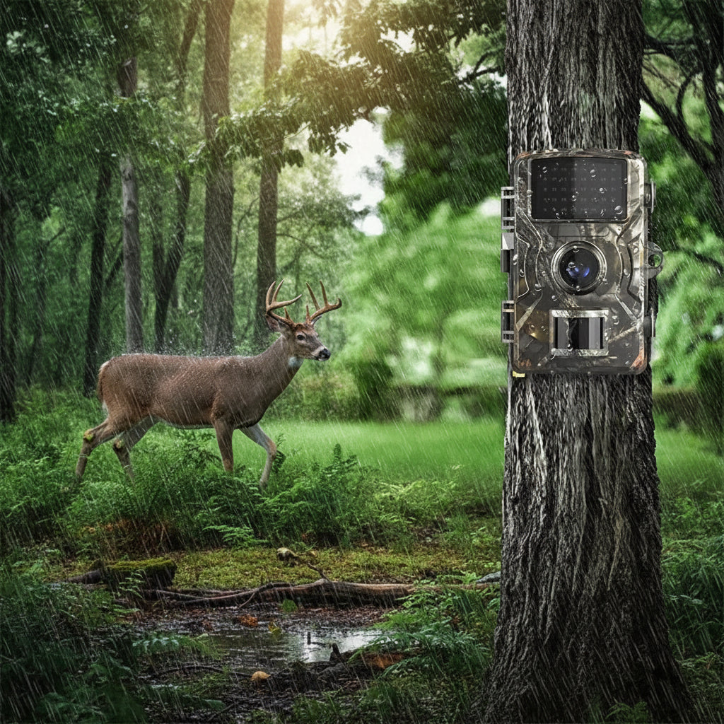 Infrarot-Nachtsicht-Wildkamera — Automatischer Tag-Nacht-Wechsel, bewegungsaktivierter Sensor