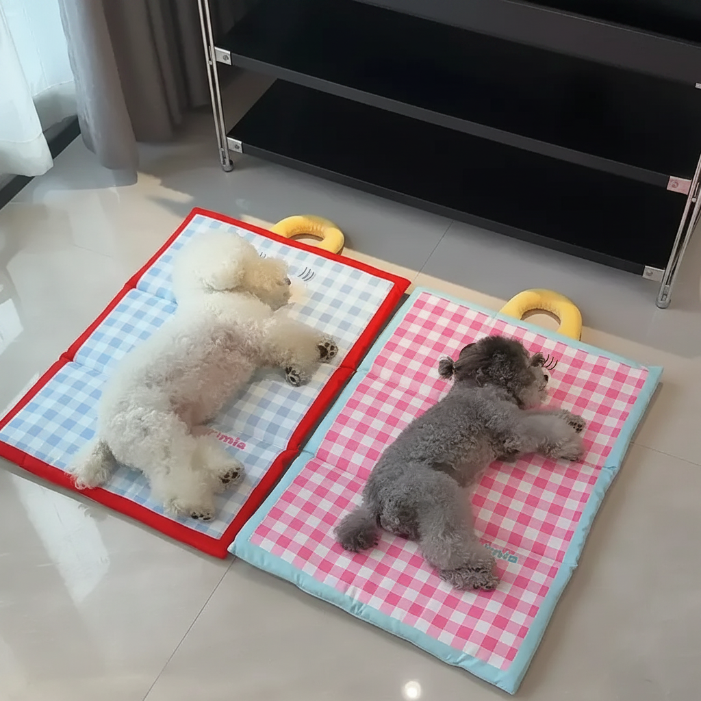 Tappetino Rinfrescante per Cani e Gatti Traspirante Pieghevole Portatile | Meowbutter