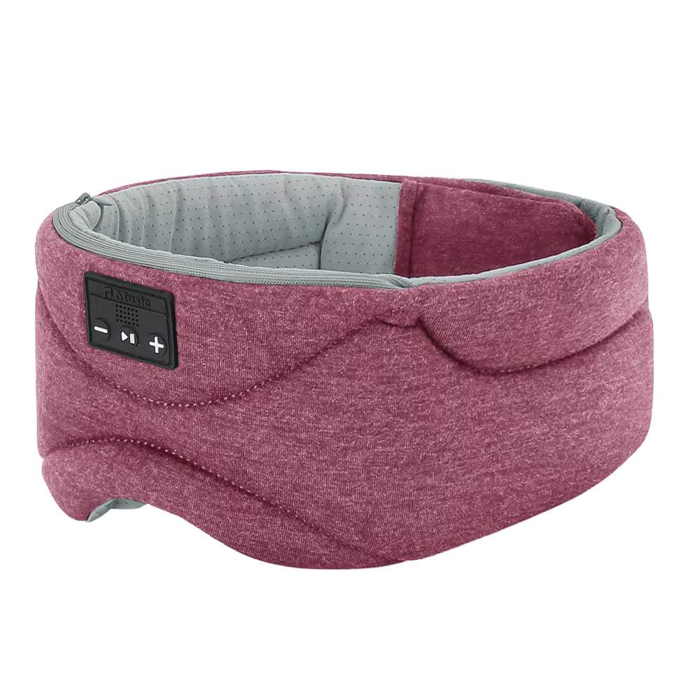 ComfortZone Bluetooth Sleep Mask — Light Blocking Contour, Soft Integrated Speakers