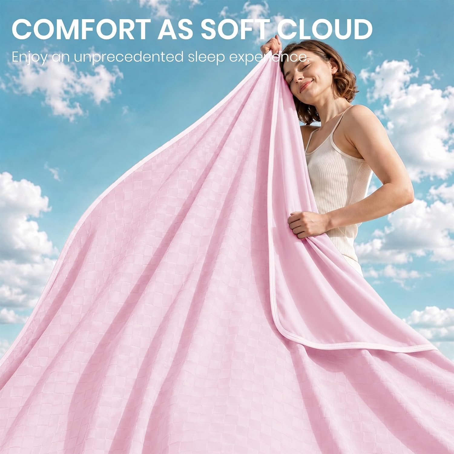 Chill Comfort Arc-Chill Technology Cooling Blanket — Soft Lightweight Fabric