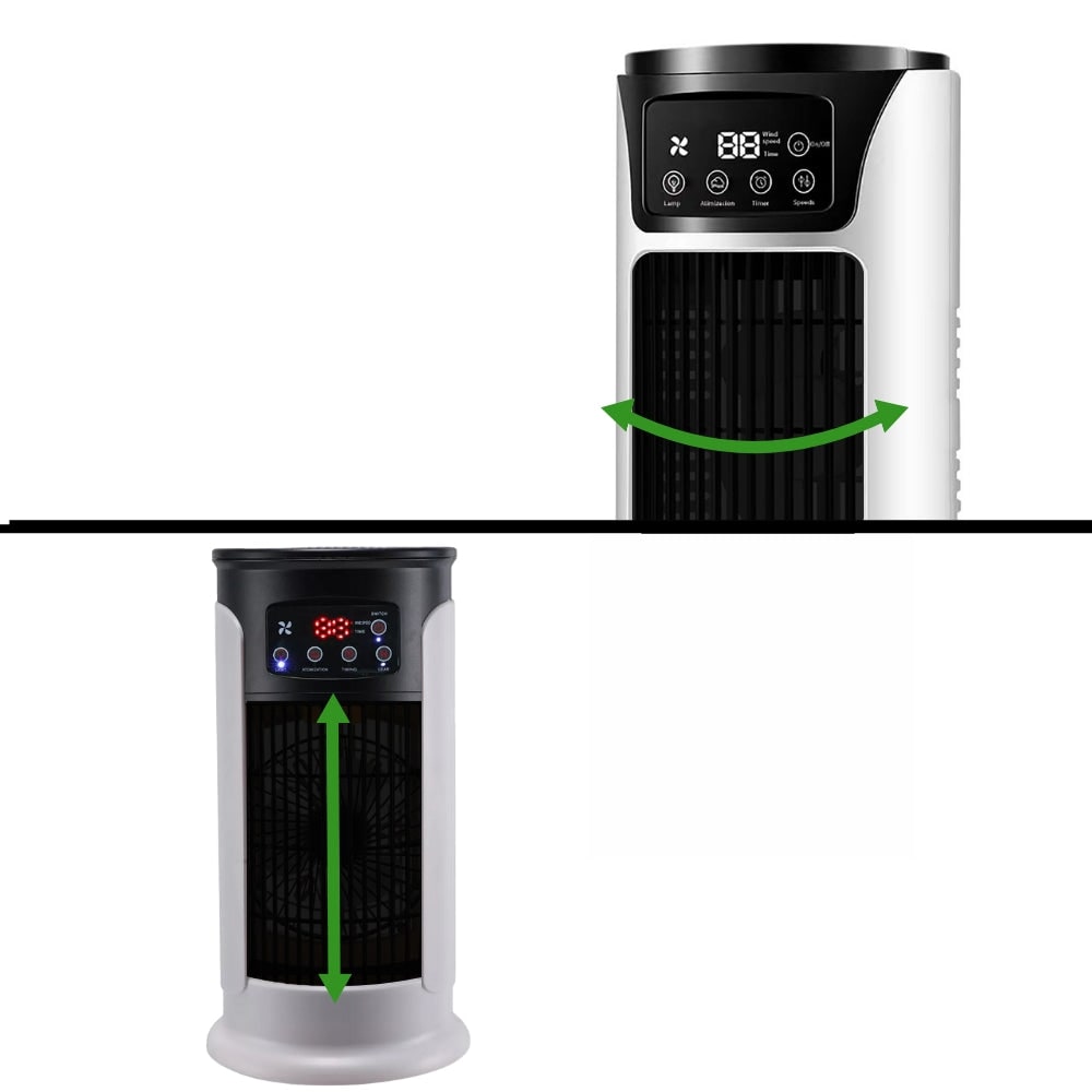 Ventilatore a torre portatile con raffreddamento ad aria | Meowbutter