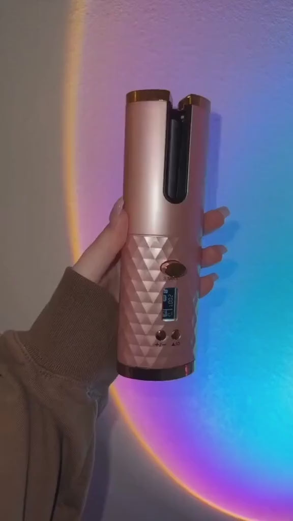 Cordless Auto-Rotating Hair Curler for Effortless, Everyday Curls