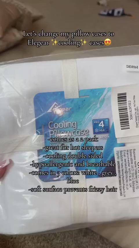 Premium Double-Sided Cooling Pillowcases for Hot Sleepers
