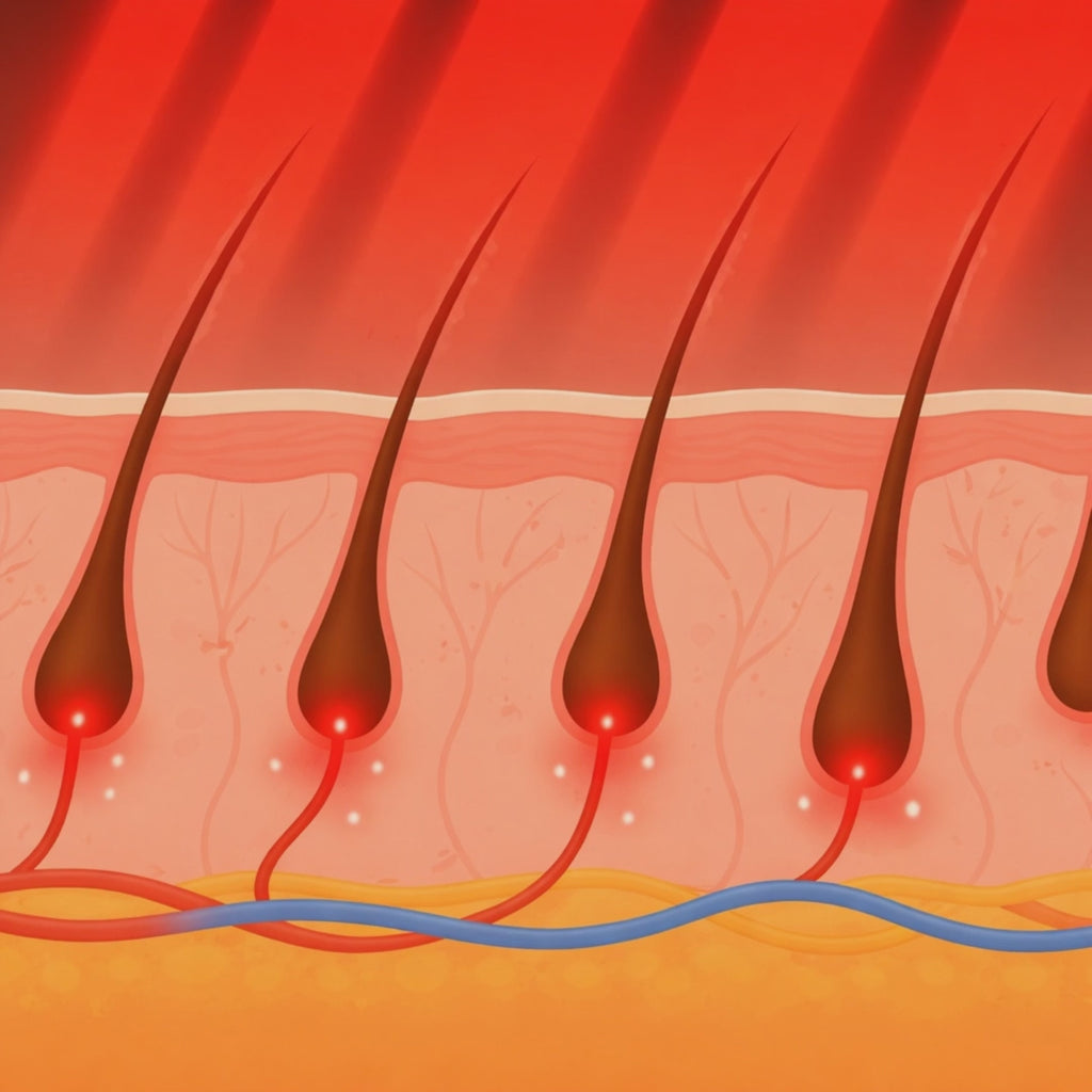 Wearable Red Light Cap for Scalp Care and Healthier-Looking Hair
