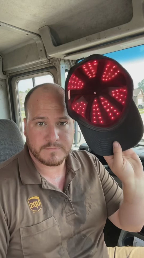 Wearable Red Light Cap for Scalp Care and Healthier-Looking Hair