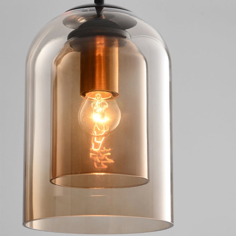 Glass Pendant Light | Modern Nordic Hanging Lamp | Meowbutter
